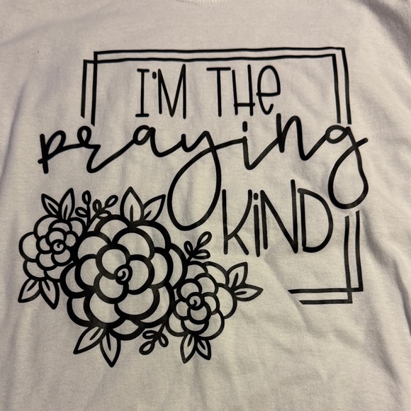 Port and Company White Long Sleeve Tee - Picture 2 of 3